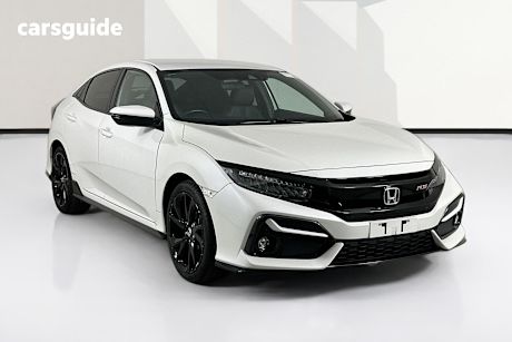 White 2020 Honda Civic Hatchback Rs