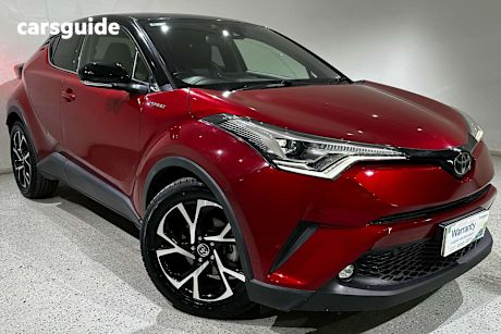 Red 2019 Toyota C-HR SUV KOBA F
