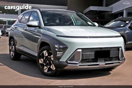 Green 2025 Hyundai Kona SUV HYBRID PREMIUM F