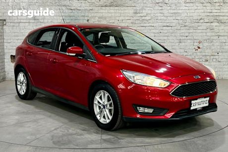 Red 2017 Ford Focus Hatchback Trend