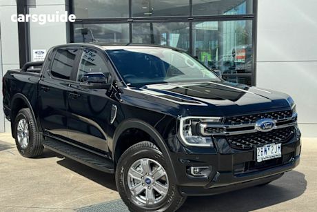 Black 2024 Ford Ranger Ute Tray XLT 4X4