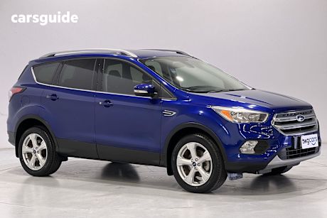 Blue 2017 Ford Escape SUV TREND F