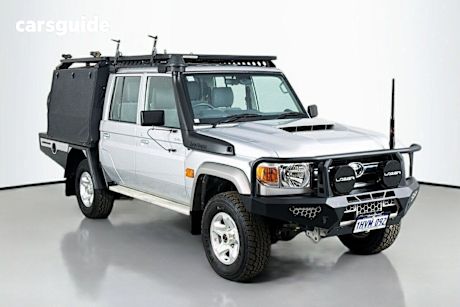 Silver 2023 Toyota Landcruiser Double Cab Chassis Lc79 Gxl
