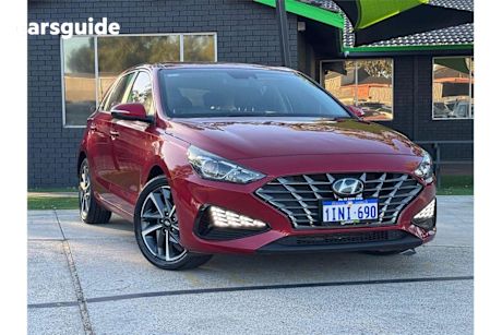 Red 2021 Hyundai I30 Hatchback Active