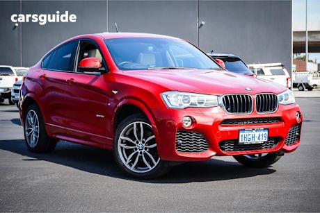 Red 2014 BMW X4 SUV XDRIVE20I 4X4