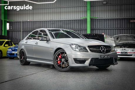 Grey 2013 Mercedes-Benz C-CLASS Sedan C63 AMG EDITION 507 R