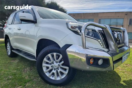 White 2014 Toyota Landcruiser Prado Wagon Vx (4X4)