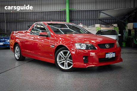 Red 2010 Holden UTE Ute Tray SV6 R