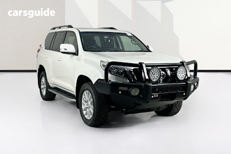 White 2017 Toyota Landcruiser Prado Wagon Kakadu (4X4)