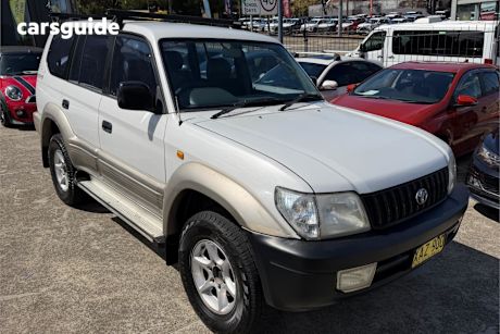 Silver 2000 Toyota Landcruiser Prado Wagon Gxl (4X4)