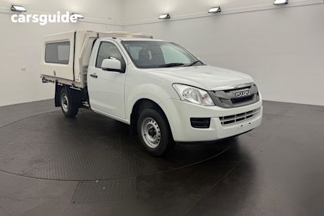 White 2016 Isuzu D-MAX Ute Tray SX R
