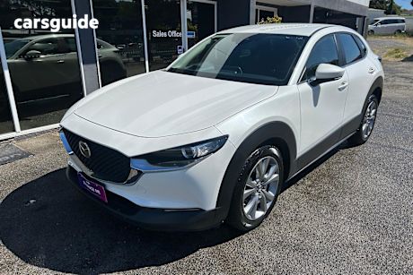 White 2023 Mazda CX-30 SUV G20 EVOLVE F