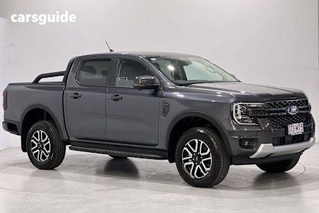 Grey 2025 Ford Ranger Ute Tray SPORT 4X4