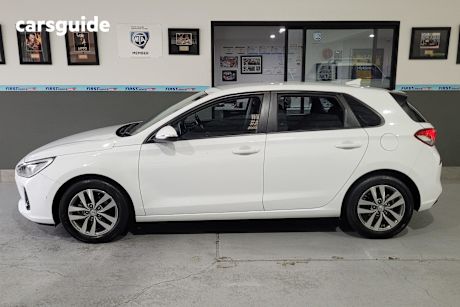 White 2019 Hyundai I30 Hatchback Active