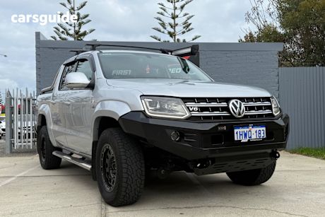 Silver 2018 Volkswagen Amarok Ute Tray V6 TDI 550 ULTIMATE 2H MY18