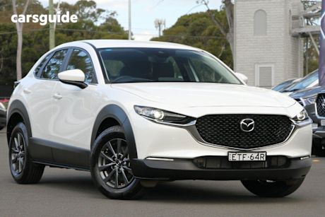 White 2022 Mazda CX-30 SUV G20 PURE F
