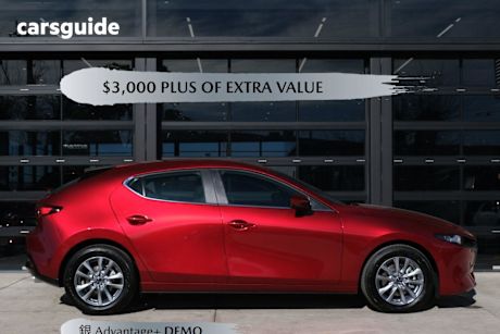 Red 2024 Mazda 3 Hatchback G20 Pure