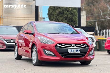 Red 2014 Hyundai I30 Hatchback Trophy