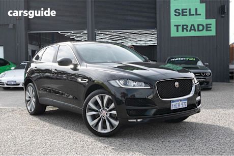 Black 2016 Jaguar F-Pace SUV 20D PRESTIGE 4X4
