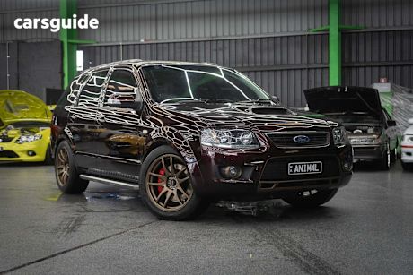 Red 2006 Ford Territory SUV TURBO GHIA 4WD