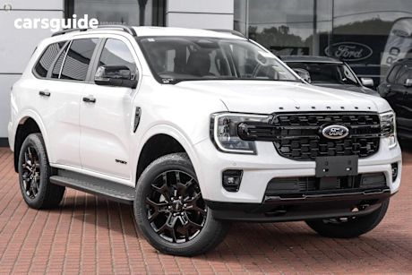 White 2025 Ford Everest SUV SPORT 4X4