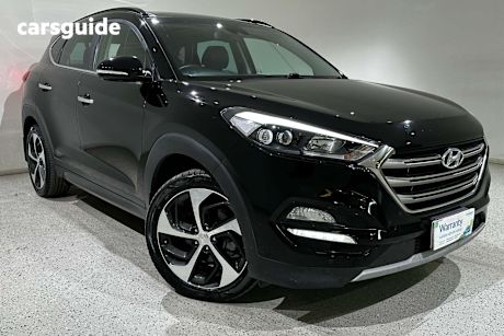 Black 2016 Hyundai Tucson SUV HIGHLANDER 4X4