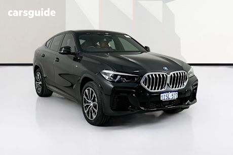 Black 2022 BMW X6 Coupe Xdrive30D M Sport