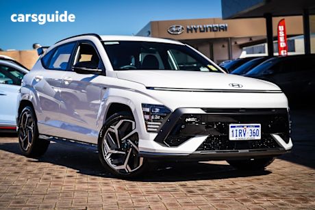 White 2025 Hyundai Kona Wagon N Line