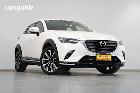 White 2023 Mazda CX-3 Wagon Stouring (Fwd)