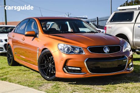 Orange 2017 Holden Commodore Sedan SS R