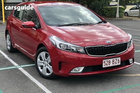 Red 2018 Kia Cerato Hatchback S