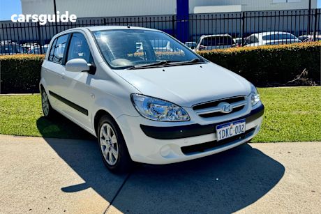 White 2007 Hyundai Getz Hatchback S