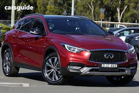Red 2016 Infiniti QX30 SUV PREMIUM 4X4