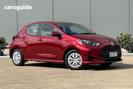 Red 2024 Toyota Yaris Hatch ASCENT SPORT HYBRID F