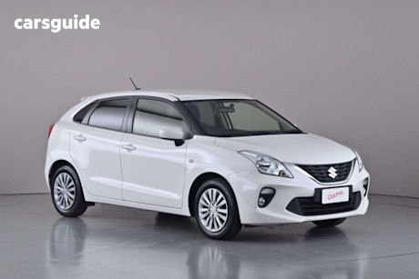 White 2019 Suzuki Baleno Hatchback Gl
