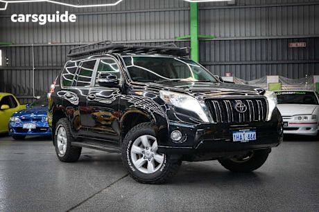 Black 2015 Toyota Landcruiser Prado SUV GXL 4X4