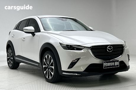 White 2019 Mazda CX-3 SUV STOURING F