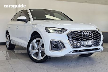 White 2022 Audi Q5 SUV 40 TDI S LINE 4X4