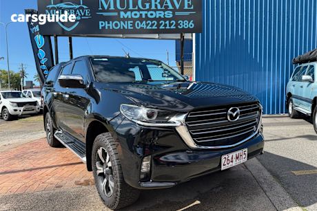Black 2021 Mazda BT-50 Dual Cab Pick-up Gt (4X4)