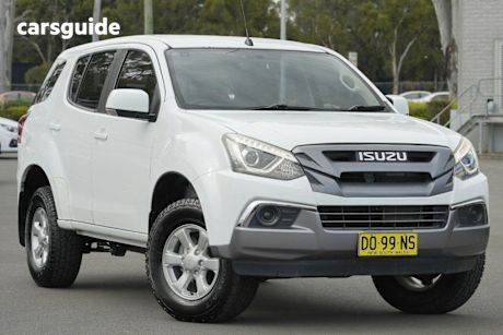 White 2018 Isuzu MU-X SUV LS-M 4X4