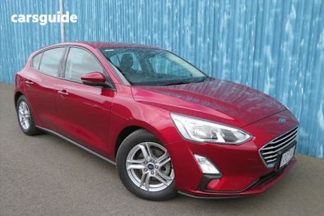 Red 2018 Ford Focus Hatchback Trend