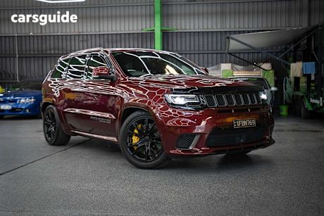 Red 2018 Jeep Grand Cherokee SUV TRACKHAWK 4X4
