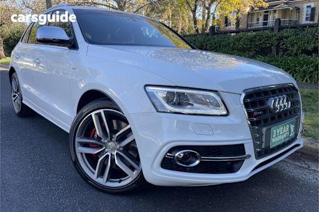 White 2016 Audi SQ5 Wagon 3.0 Tdi Quattro