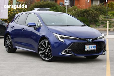 Blue 2024 Toyota Corolla Hatch ZR HYBRID F