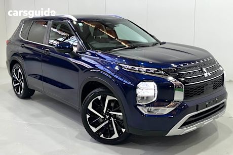 Blue 2024 Mitsubishi Outlander SUV ASPIRE F
