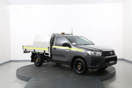 Grey 2022 Toyota Hilux Cab Chassis Workmate (4X2)