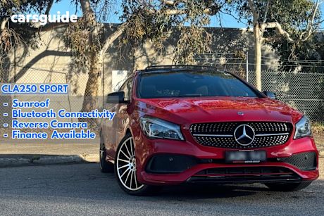 Red 2017 Mercedes-Benz CLA-Class SUV CLA250 SPORT 4WD