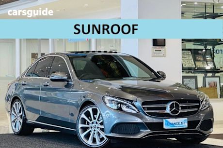 Grey 2018 Mercedes-Benz C-CLASS Sedan C300 R