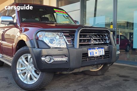 Red 2016 Mitsubishi Pajero Wagon Glx Lwb (4X4)