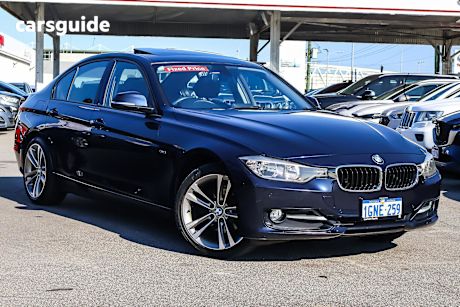 Blue 2012 BMW 320D Sedan Modern Line